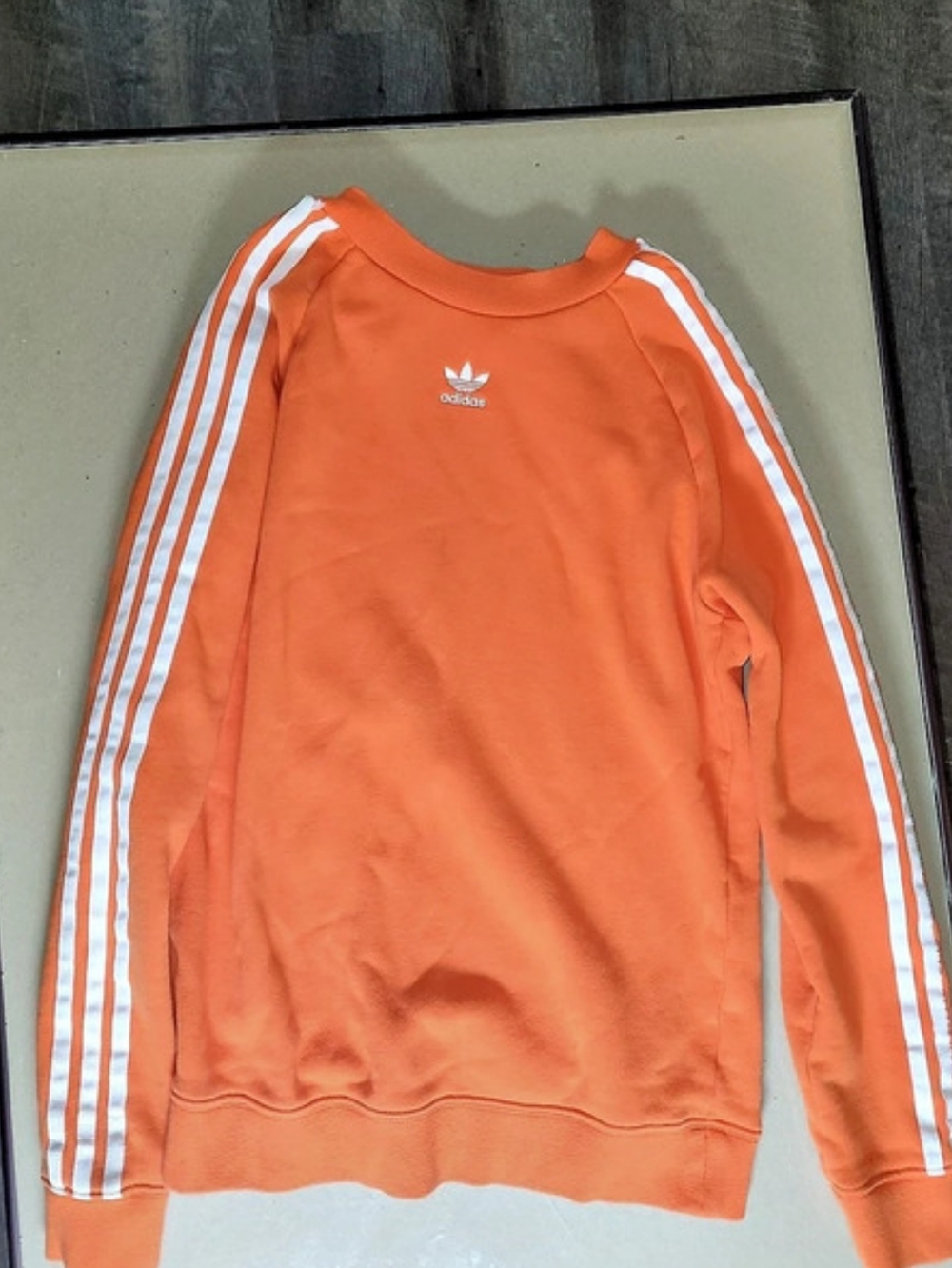 adidas Originals Adicolor Classics Trefoil Crewneck Sweatshirt Orange